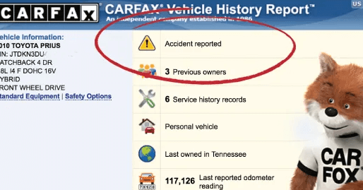 carfax accident reported