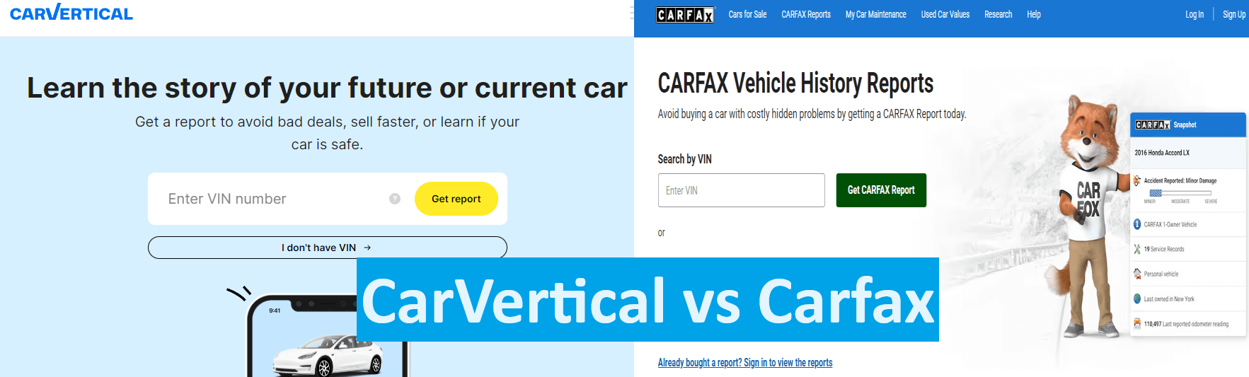 carvertical vs carfax